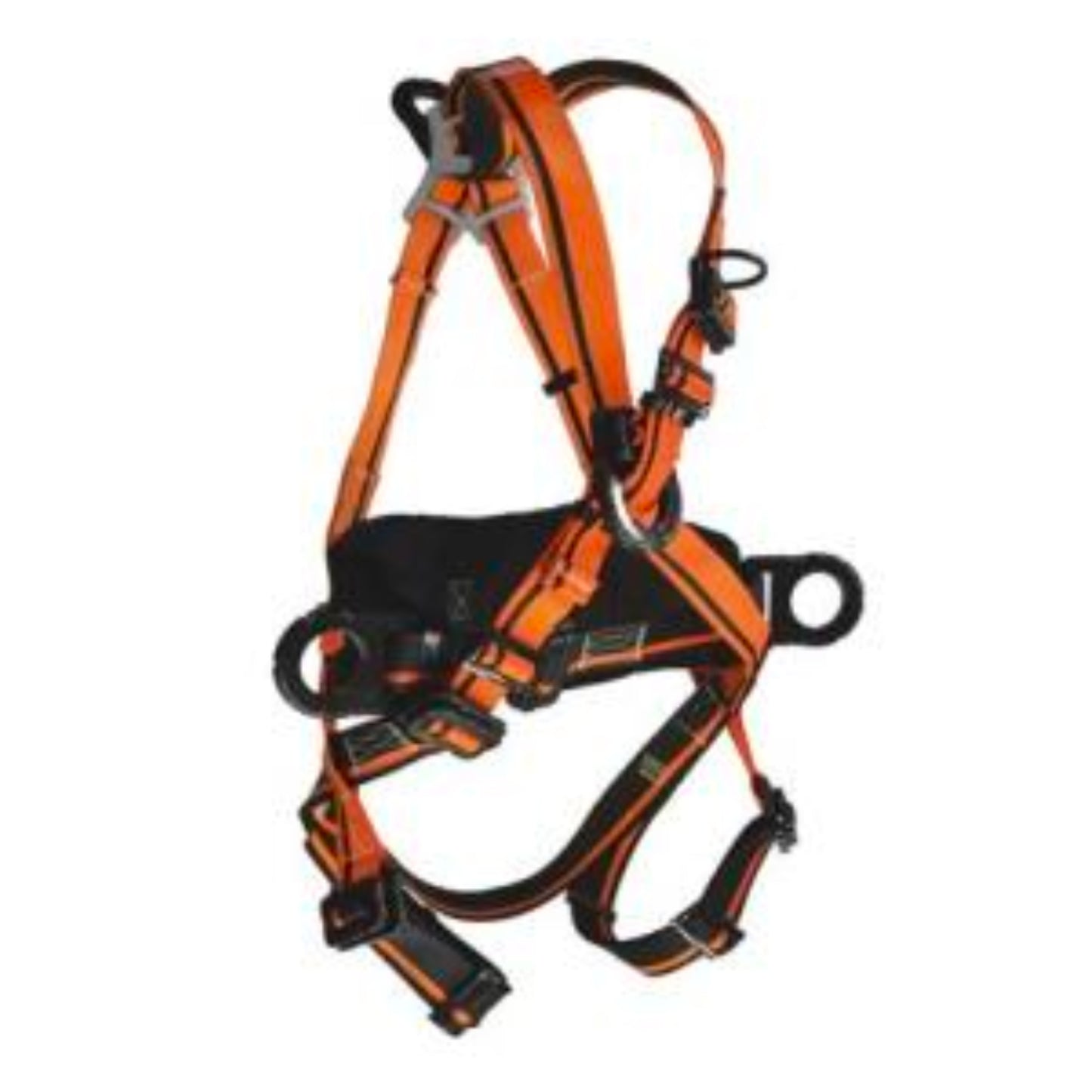 Arnés Premium Dieléctrico Tipo X de 4 argollas con faja protector lumbar - PAH-DLP-P2
