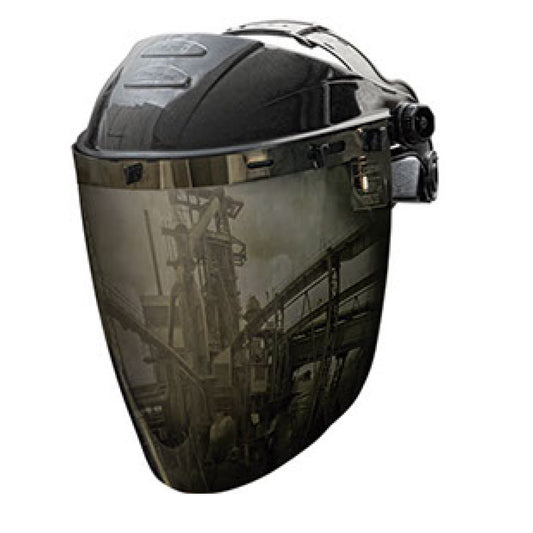 VISOR POLICARBONATO  IR 5.0 ROCKET DORADO