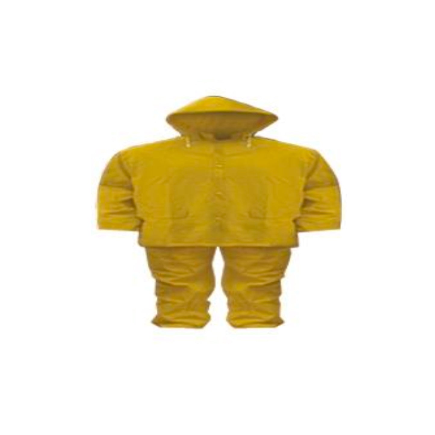 Impermeable Amarillo y Dos Piezas en PVC